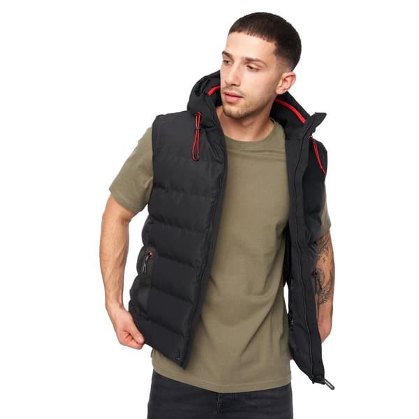 Crosshatch Mens Kampleys Embossed Gilet