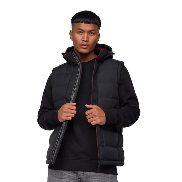 Crosshatch Mens Kampnew präglad Gilet