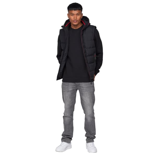 Crosshatch Mens Kampnew präglad Gilet
