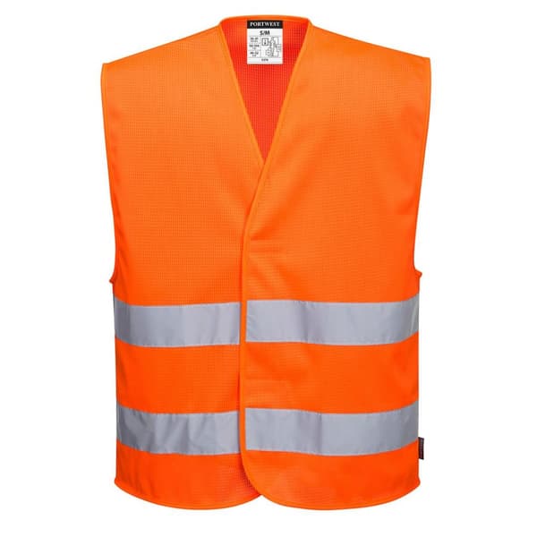Portwest Mesh sikkerhedsvest til mænd Orange 4XL-5XL