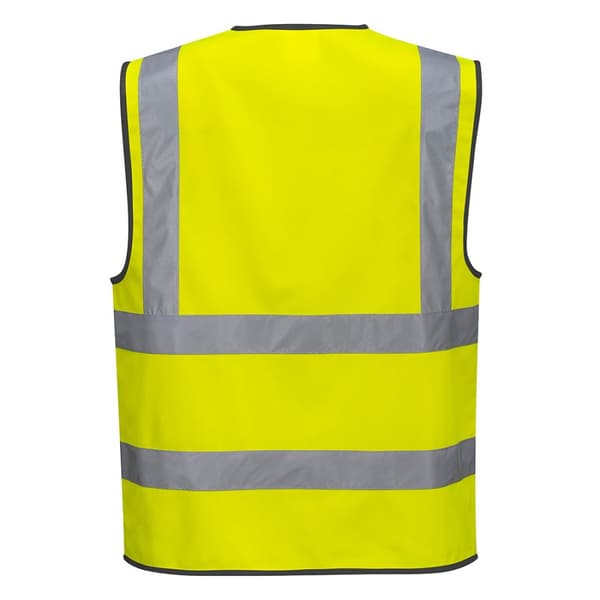 Portwest Herre Band & Brace Zip Front Safety Hi-Vis Vest