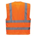 Miniatyrbilde 2 av 2: Portwest Mens Band & Brace Mesh Safety Hi-Vis Vest