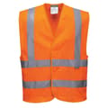 Miniatyrbilde 1 av 2: Portwest Mens Band & Brace Mesh Safety Hi-Vis Vest