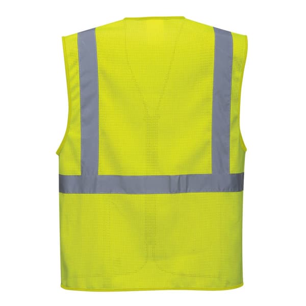 Portwest Mens Athens Mesh Hi-Vis Vest