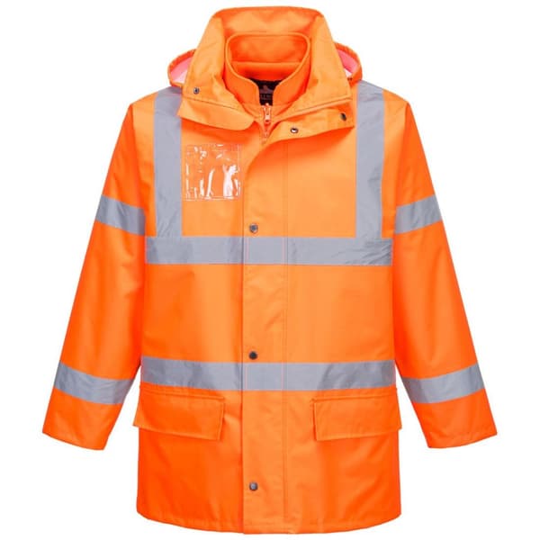 Portwest Herre Essential 5 i 1 Hi-Vis sikkerhedsjakke