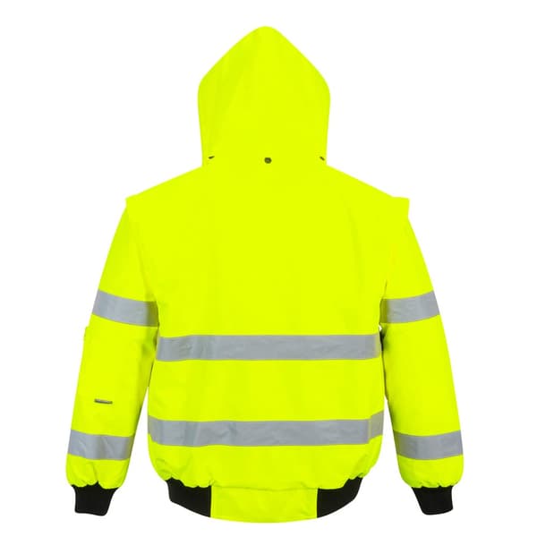 Portwest Mens 3 i 1 Hi-Vis Bomber Jacket