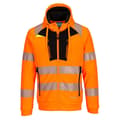Miniatyrbilde 1 av 2: Portwest Mens DX4 Hi-Vis Safety Full Zip Hoodie