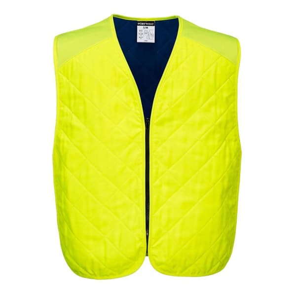 Portwest Unisex Adult Evaporative Cooling Vest Yellow S-M