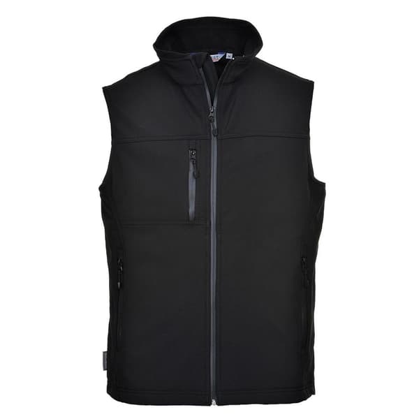 Portwest Softshell kropsvarmer til mænd Black XXL