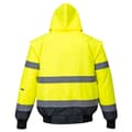 Miniatyrbilde 2 av 2: Portwest Mens 3 In 1 Hi-Vis Bomber Jacket