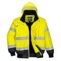 Miniatyrbilde 1 av 2: Portwest Mens 3 In 1 Hi-Vis Bomber Jacket