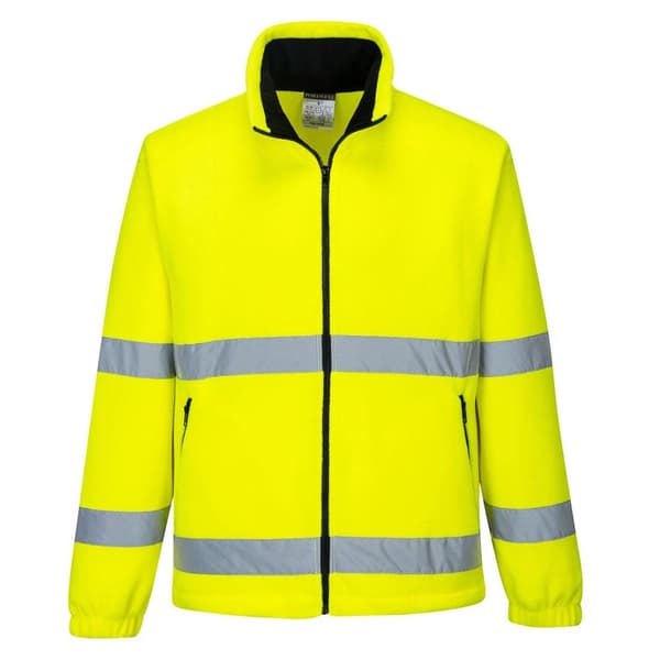 Portwest Herre Essential Fleece Hi-Vis-jakke til mænd