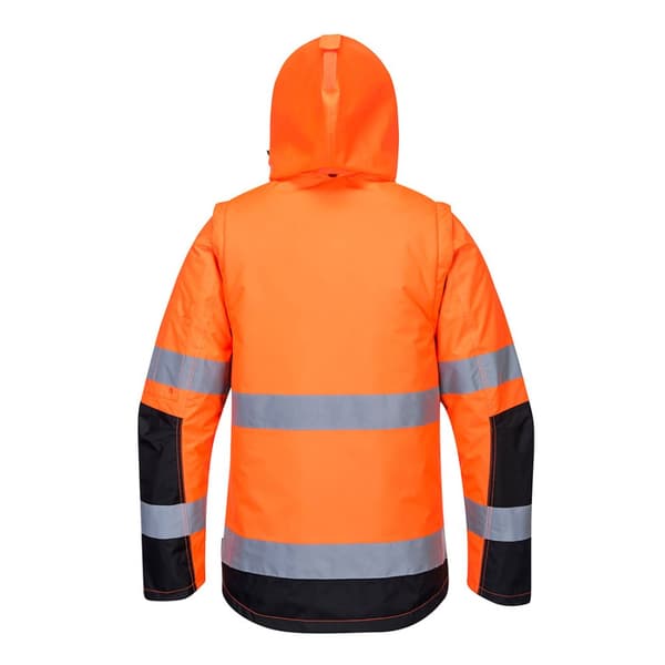 Portwest Mens Hi-Vis 3 In 1 Safety Jacket