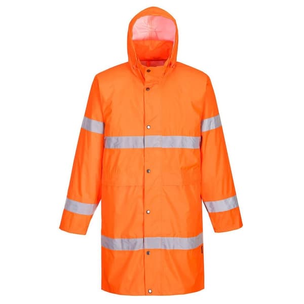 Portwest H442 Hi-Vis regnjakke til mænd Orange S