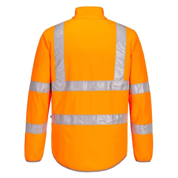 Portwest Mens Eco Friendly Hi-Vis Safety Soft Shell Jacket