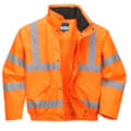 Miniatyrbilde 1 av 2: Portwest Mens Rain Hi-Vis Breathable Safety Bomber Jacket