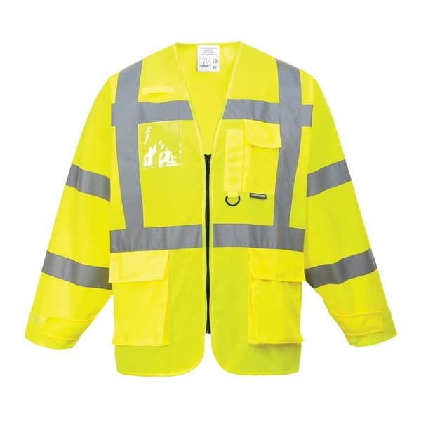 Portwest Executive Hi-Vis-jacka för män Yellow 3XL