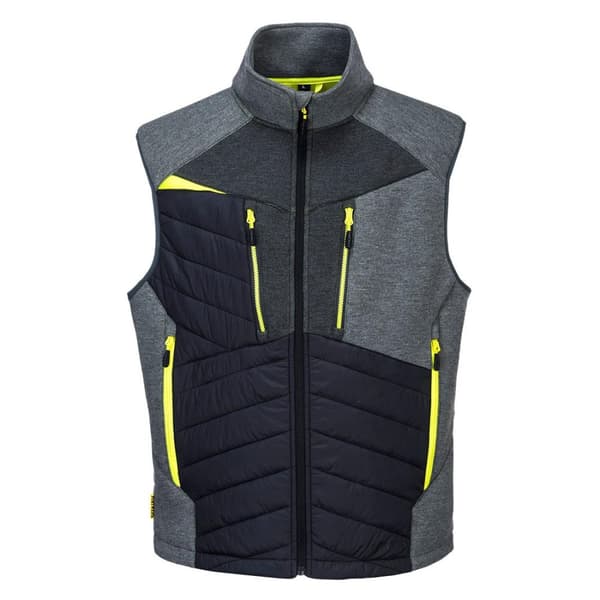 Portwest Mens DX4 Baffled Hybrid Gilet Metal Grey M