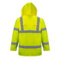 Miniatyrbillede 2 af 2: Portwest Herre regn Hi-Vis jakke til mænd