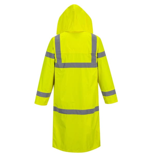 Portwest Mens Hi-Vis Raincoat
