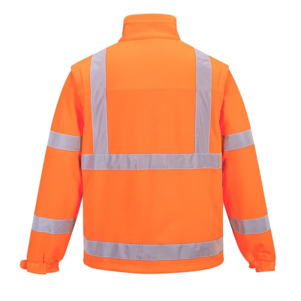 Portwest Mens 2 In 1 High-Vis Soft Shell Jacket