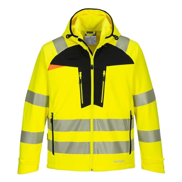 Portwest Mens DX4 Softshell Hi-Vis Jacket