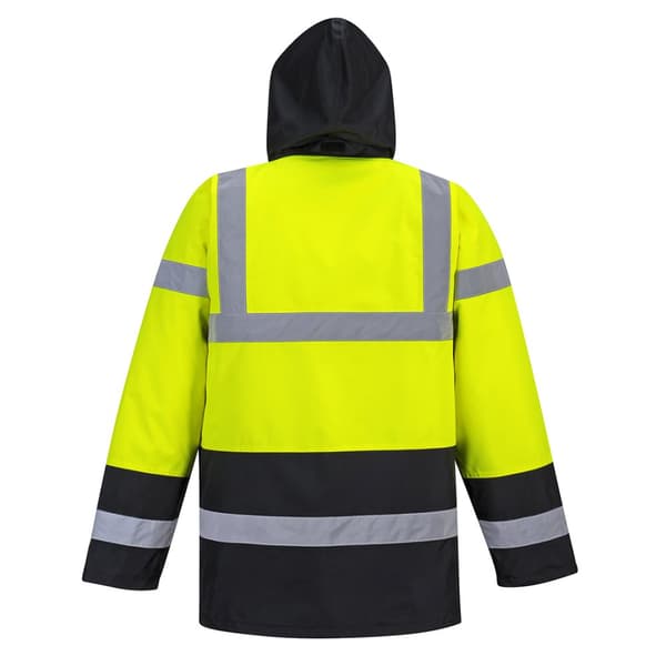 Portwest Kontrastfärgad Hi-Vis vintertrafikjacka för män