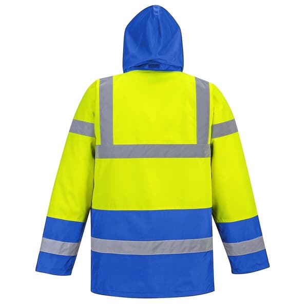 Portwest Kontrastfarvet Hi-Vis vintertrafikjakke til mænd