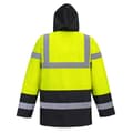Miniatyrbilde 2 av 2: Portwest Mens Contrast Hi-Vis Winter Traffic Jacket