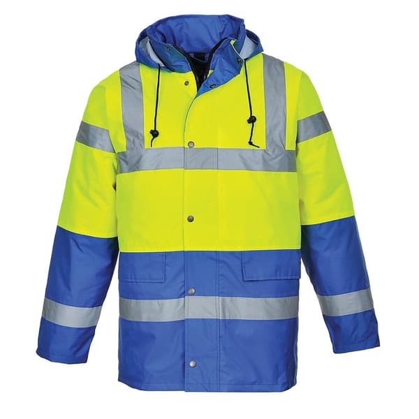 Portwest Kontrastfärgad Hi-Vis vintertrafikjacka för män