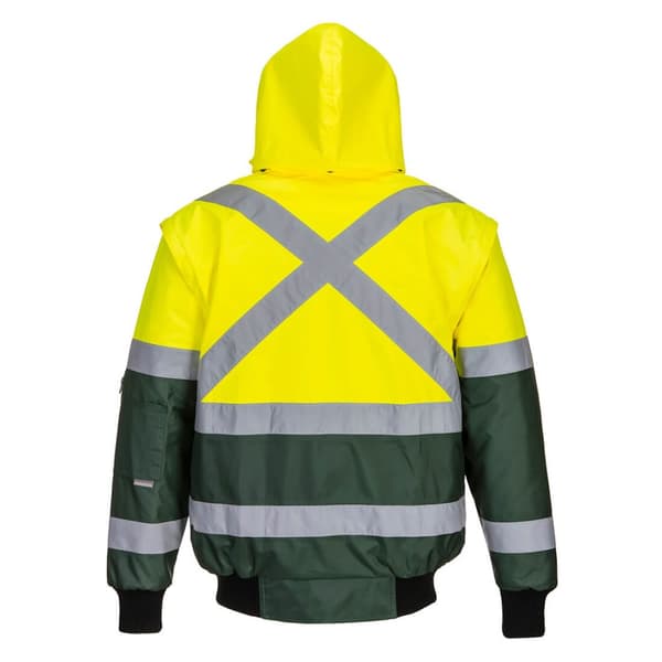 Portwest 3 i 1 Hi-Vis bomberjakke til mænd