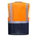 Miniatyrbillede 2 af 2: Portwest Warszawa kontrastfarvet hi-vis vest til mænd