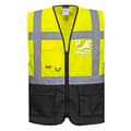 Miniatyrbillede 1 af 2: Portwest Warszawa kontrastfarvet hi-vis vest til mænd