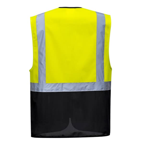 Portwest Warsaw kontrastfärgad väst för män