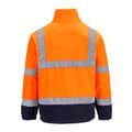 Miniatyrbilde 2 av 2: Portwest Mens Contrast Fleece Hi-Vis Safety Coat