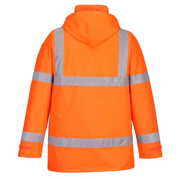 Portwest Mens Hi-Vis Safety Traffic Jacket