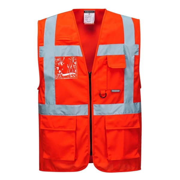 Portwest Mens Berlin Hi-Vis Vest