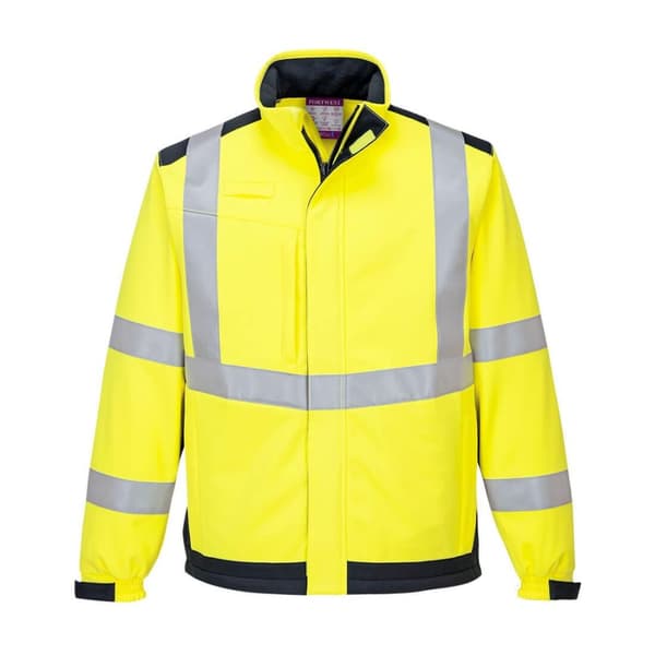 Portwest Herre Hi-Vis Modaflame Multi-Norm Soft Shell-jakke