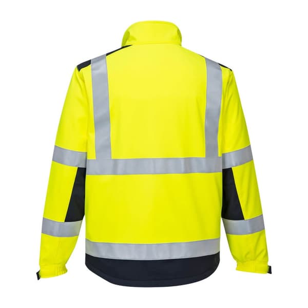 Portwest Mens Hi-Vis Modaflame Multi-Norm Soft Shell Jacket