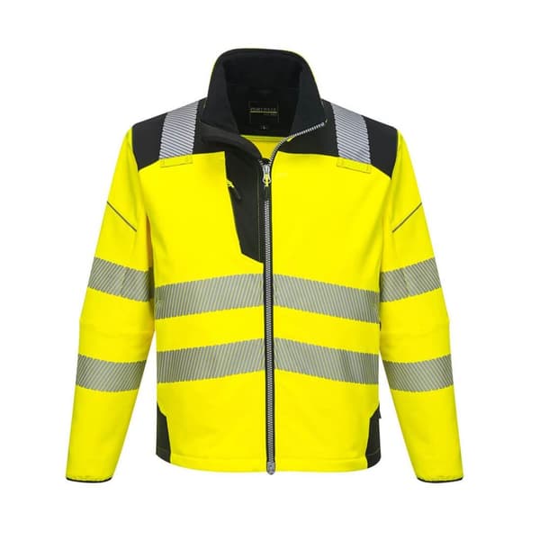 Portwest Mens PW3 Softshell Hi-Vis Jacket