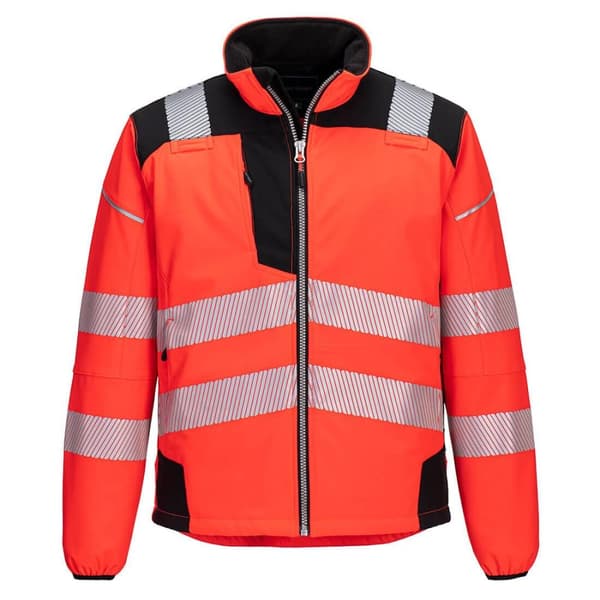 Portwest Mens PW3 Softshell Hi-Vis Jacket