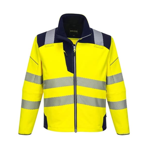 Portwest Mens PW3 Softshell Hi-Vis Jacket