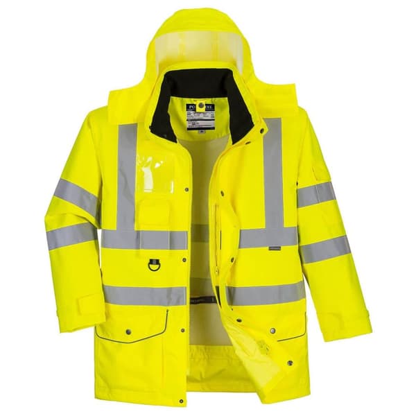 Portwest Hi-Vis 7 i 1 trafikjakke til mænd