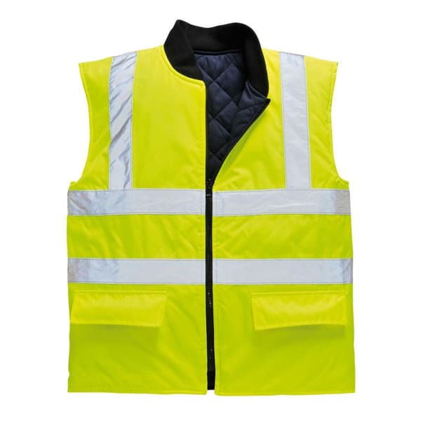 Portwest Vändbar Safety Body Warmer för män