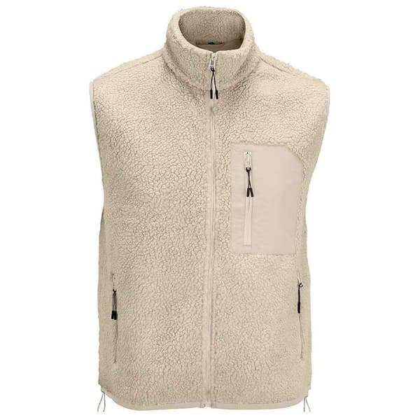 SOLS Unisex Fury Sherpa Body Warmer til voksne Shear Beige/Beige XXL