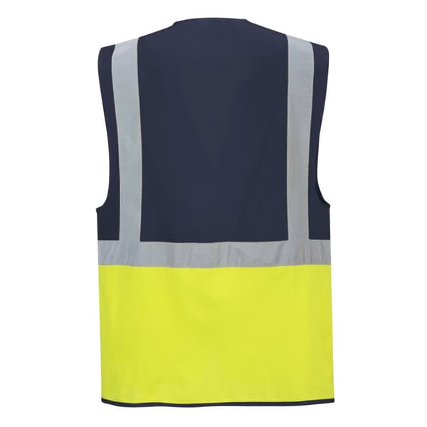 Portwest Mens Paris Contrast Hi-Vis Vest