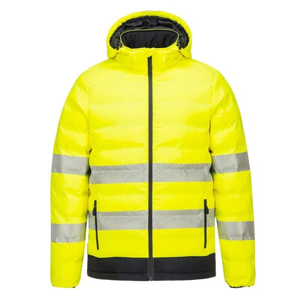 Portwest Ultrasonic Hi-Vis uppvärmd jacka för män Yellow/Black S