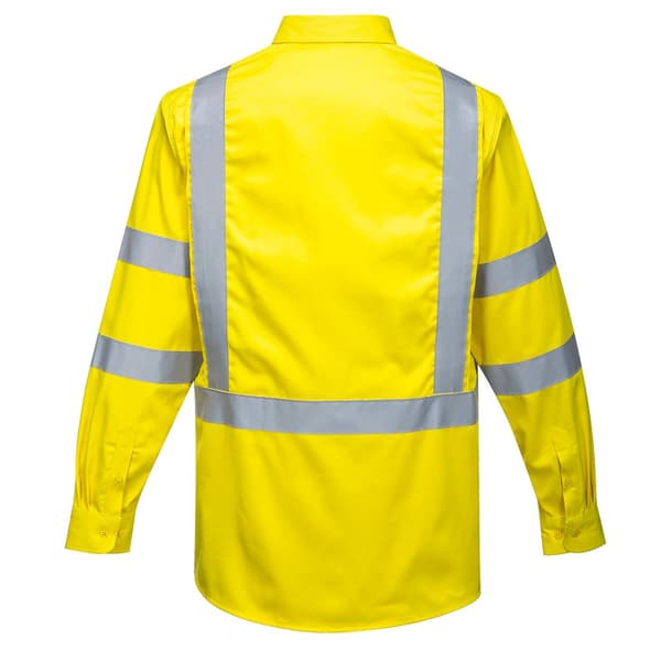 Portwest Bizflame Hi-Vis flamskyddad skjorta för män