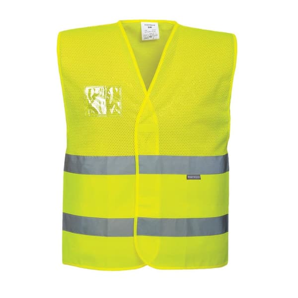 Portwest C494 Hi-Vis vest til mænd Yellow S-M