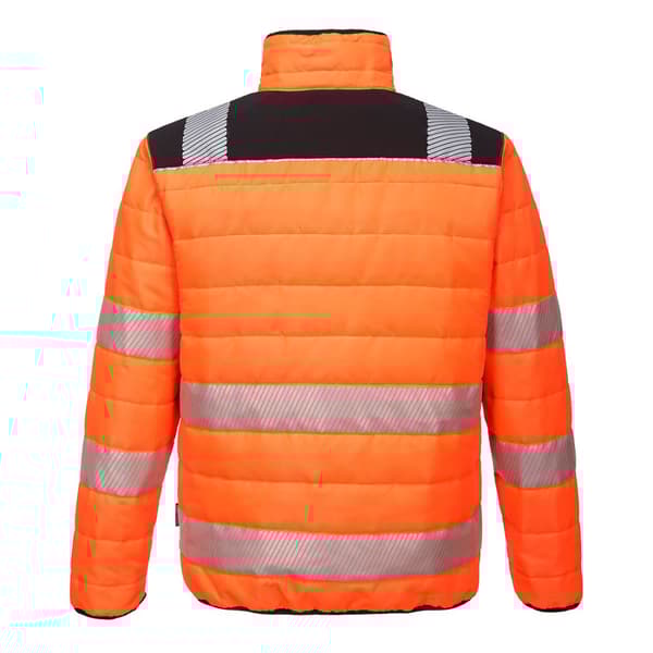 Portwest Mens PW3 Hi-Vis Safety Padded Jacket